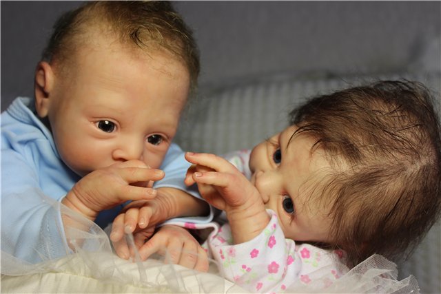 Мои двойняшки-реборнята! Ростя и Марьяша (фото 8)