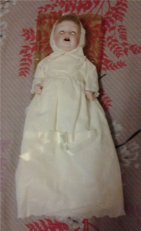 Фарфоровая кукла реплика Gallery Originals Shelburne Museum Porcelain Grete Doll (фото 4)