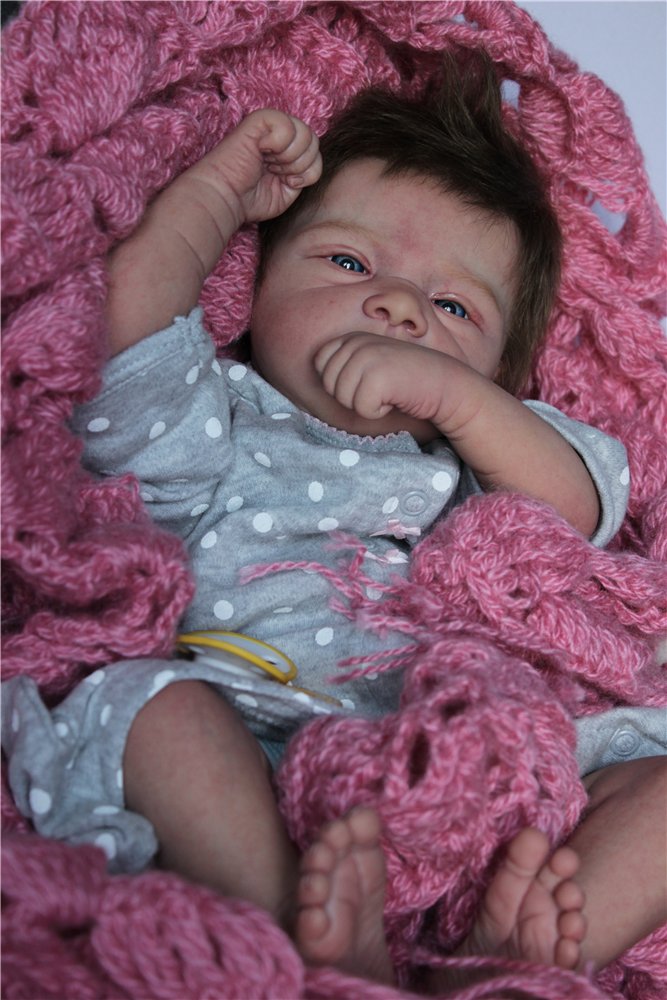 Маленькая девочка. Кукла реборн Светланы Преображенской (фото 7)