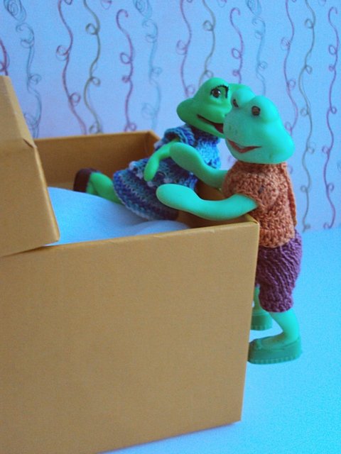 А мы не ждали, не гадали... Или наш новый житель от Pipos, лягушонок Trudy | Бэйбики А мы не ждали, не гадали... Или наш новый житель от Pipos, лягушонок Trudy (фото 4)