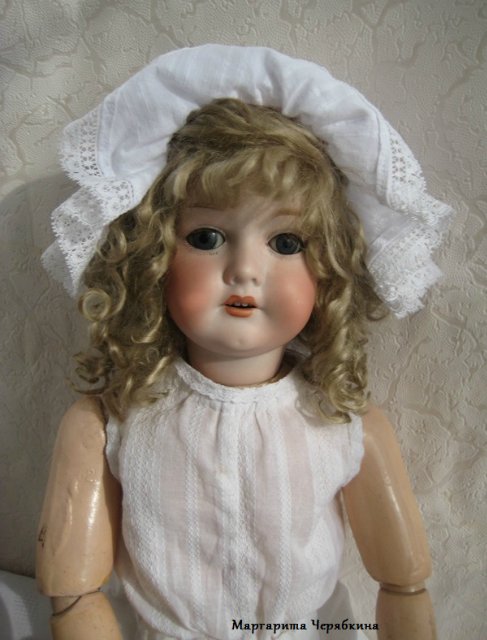 Шьем круглый чепец для куклы - МК (фото 8)