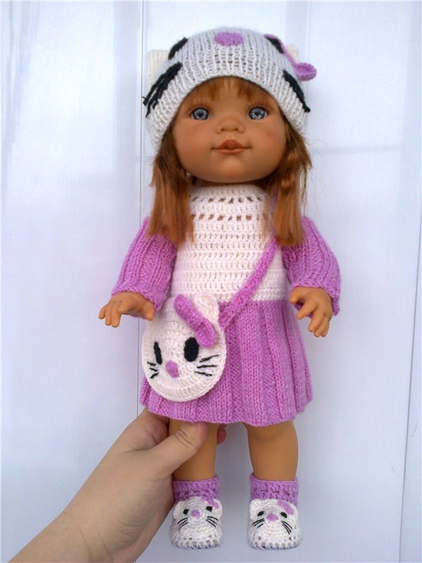 Наши вязалочки в стиле " Hello Kitty" | Бэйбики Наши вязалочки в стиле " Hello Kitty" (фото 6)