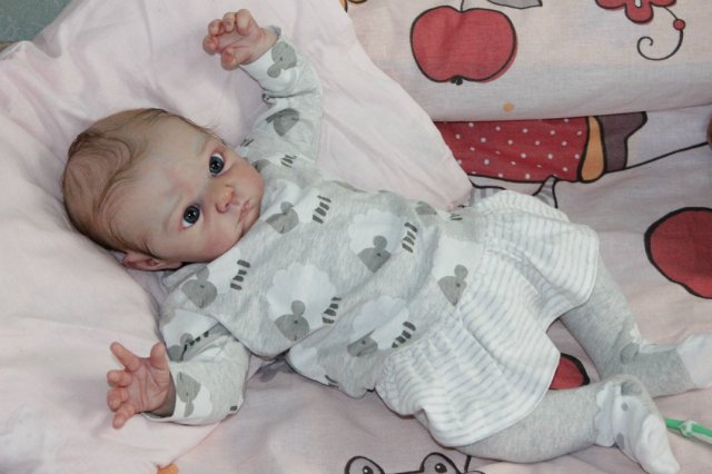 Мои маленький большеглазик, кукла реборн Беспаловои Жанны