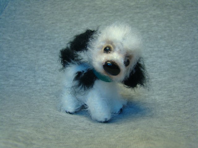 Пёса моя песа, лапа моя лапа.. Авторская игрушка валянием Ольги Чернухо (фото 3)