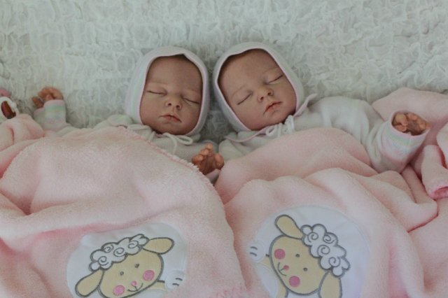 Одинаковые дочки... Куколки реборн Виктории Вишни