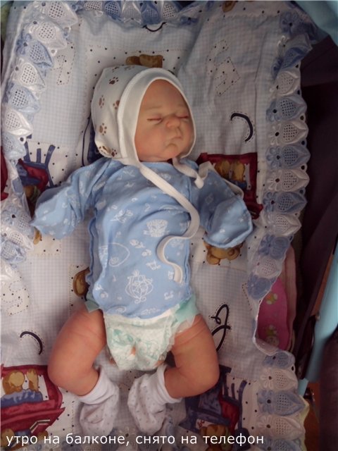 Маленький малыш реборн Андрейка, молд Жульен