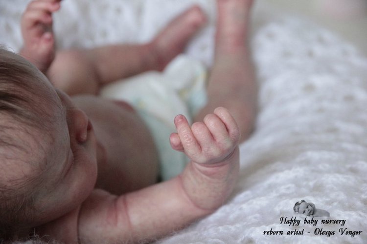 Моя принцесса Крошечка-Кокошечка. Кукла реборн Олеси Венгер