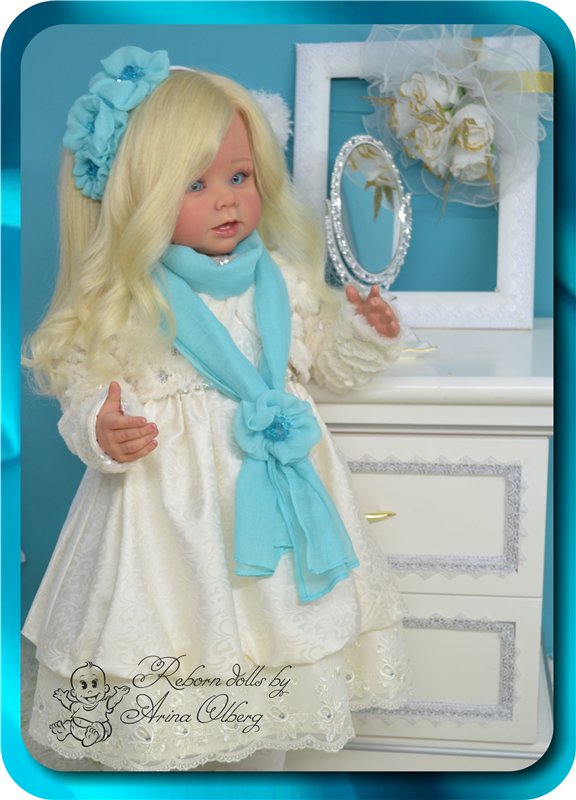 Моя бирюзовая ВАСИЛИСкА (молд Bonnie by Linda Murray) (фото 9)