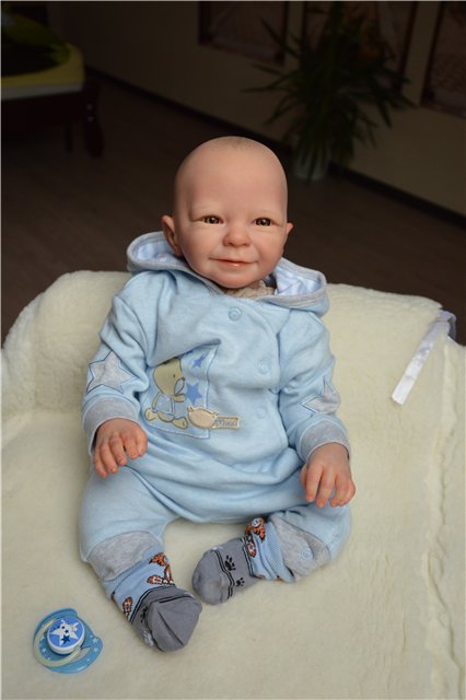 Малыш реборн позитивчик — Куклы Реборн (Reborn): работы мастеров