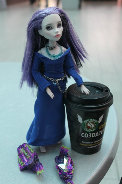 Моя новенькая - голова ooak Монстр Хай Спектра на теле Симба