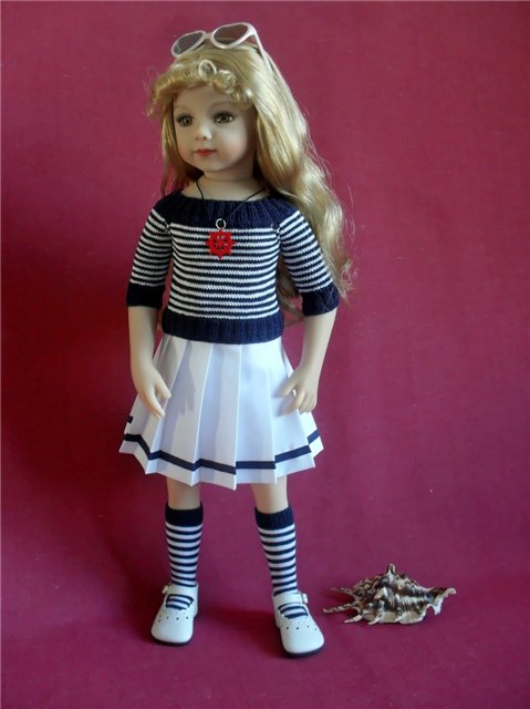 Морские мотивы ушедшего лета и куклы "Maru and friends" (фото 4)