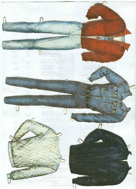 Бумажные куклы для вырезания моего детства