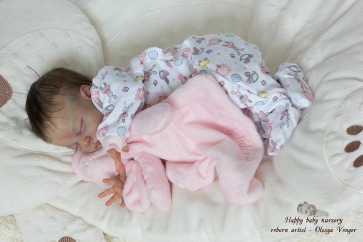Кроха Торопыжка, недоношенная малышка Рози. Кукла реборн Олеси Венгер
