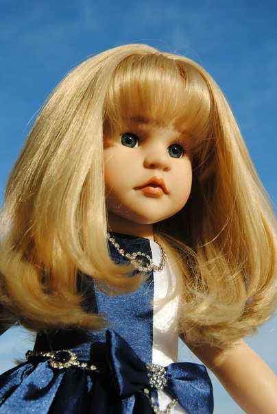 Мой мечтательный ангелочек. Жизель II 2005г от Gotz & Steiff