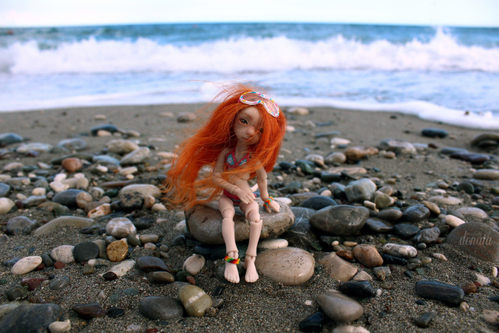 Как Фиби в отпуск съездила. Авторская бжд-мышка Лидии Снуль