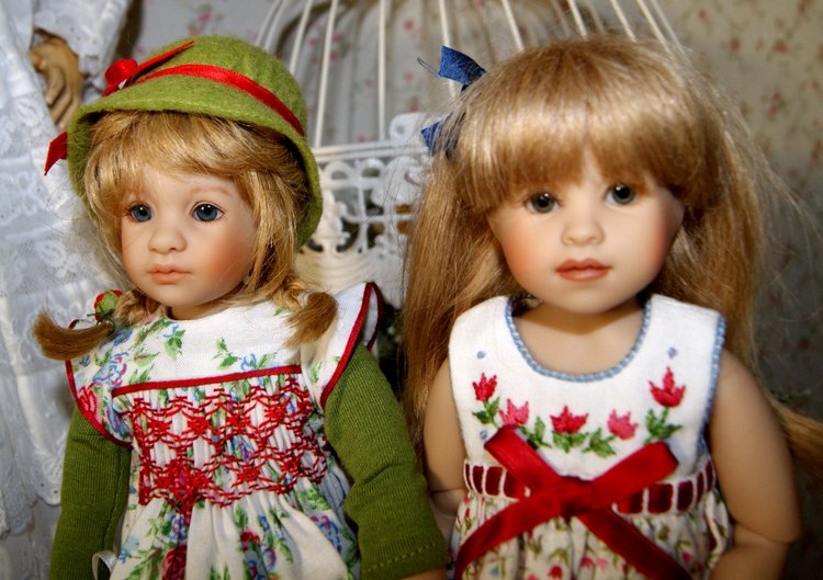 Плюшек много не бывает - маленькие принцессы от Heidi Plusczok