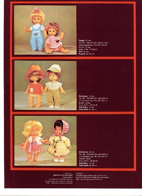 Заманчивое увлечение. Маленькие куколки ГДР - косолапки, 17 см, кто они