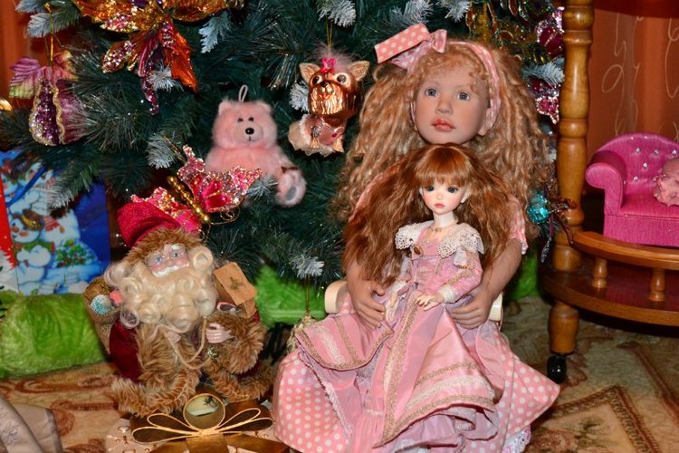 Наша новогодняя елка! Кукольная коллекция