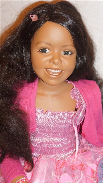 Фарфоровая кукла БИРГИТ - Лазурная Мечта от Кристин Оранж