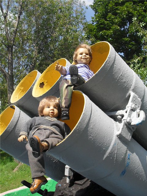 Мои мальчики гуляют. Куклы Munecas Arias, Paola Reina. Москва, Ясенево (фото 6)