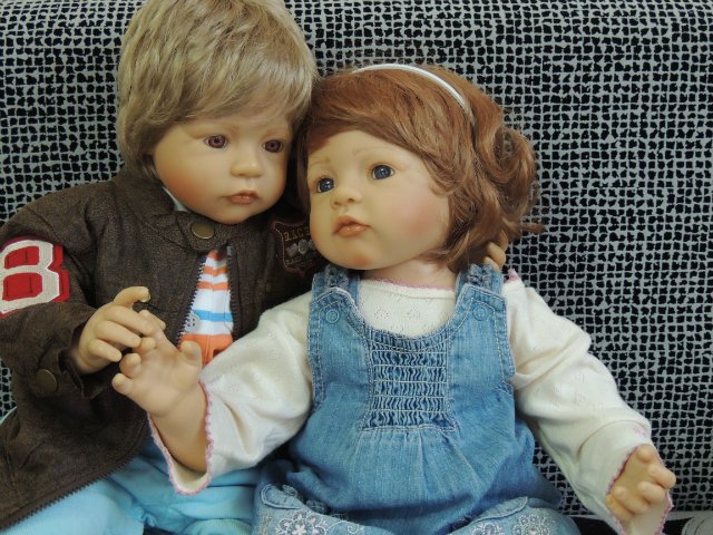 Сказка про Аиста. Куклы Bettine Klemm