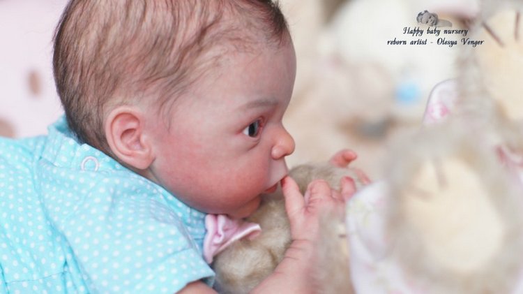 Моя любопытная кроха Лив. Кукла реборн Олеси Венгер