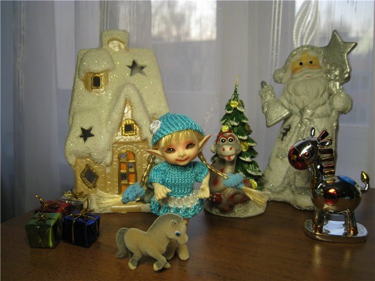 Новогодний подарок для подружки Луши