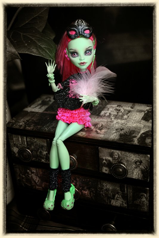 Венера, кукла Монстер Хай, OOAK (автор Галина Апрельская)