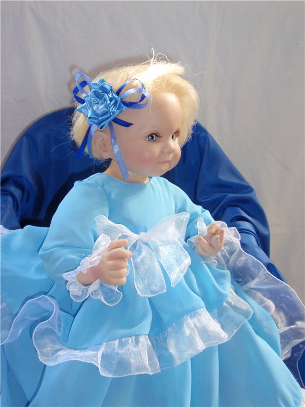 Платье для Ланочки — Одежда и обувь для кукол своими руками: фото (фото 3)