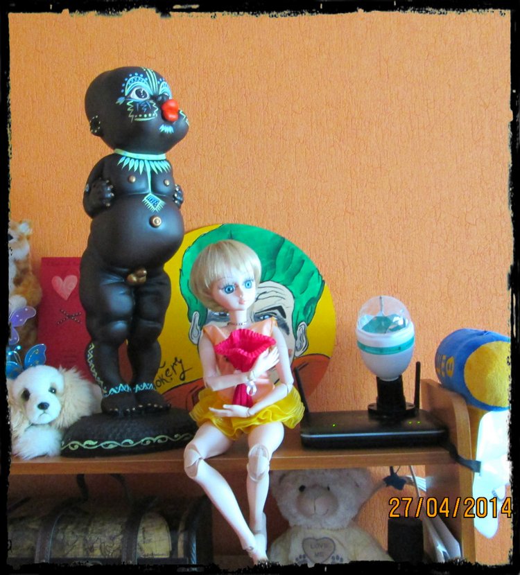 Гипсовый Негритенок — Фарфоровые статуэтки и фигурки: винтаж