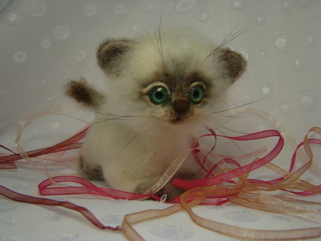 Запутанная история. Игрушка валянием из шерсти (фото 8)