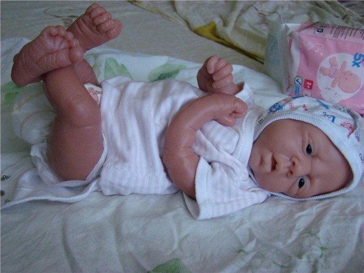 Силиконовая малышка - Процесс работы от Кондрашовой Ирины