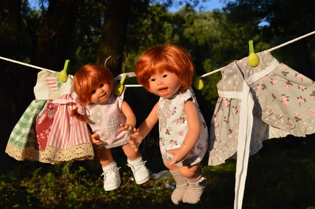 Шито белыми нитками... Вихтели от Rosemarie Anna Muller