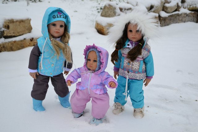 Зимние модницы | Бэйбики Зимние модницы — Одежда и обувь для кукол своими руками: фото