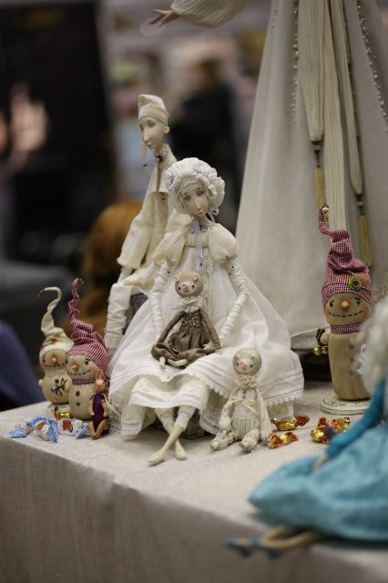 Великолепие выставки "Искусство Куклы" 11 декабря 2015 г