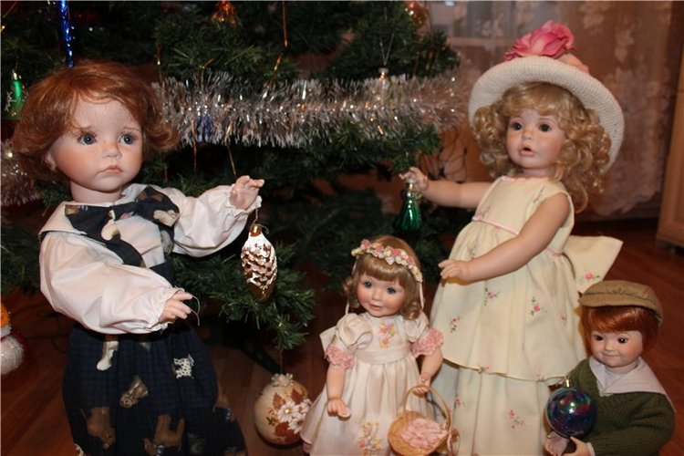 Встречаем Новый год с куклами