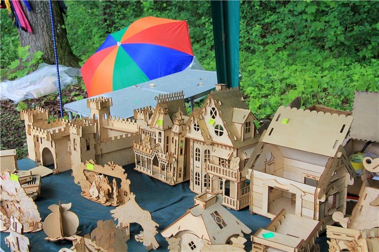 Троицкие гуляния у деревни Василёво, часть вторая. Архитектурно-этнографический музей под открытым небом "Василёво"