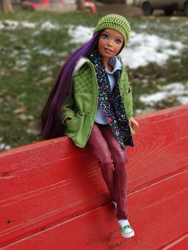 Первый снег | Бэйбики Первый снег — ООАК и кастом Барби (Barbie): репейнт (фото 4)