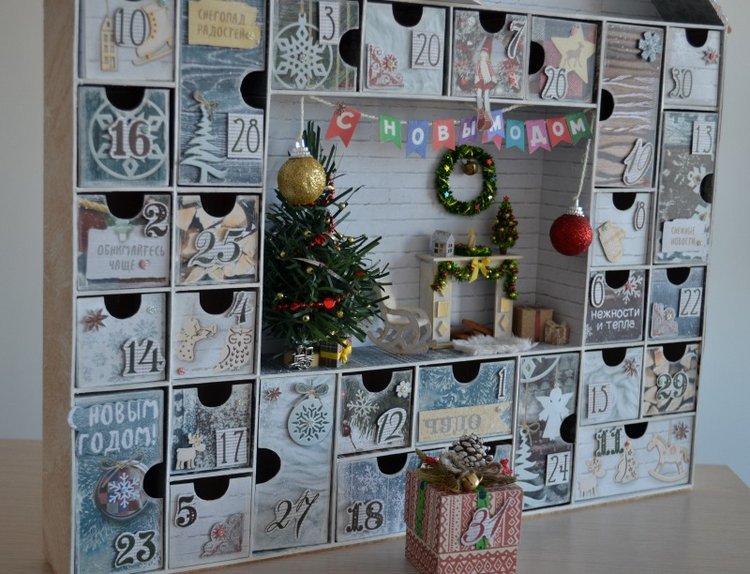 Адвент календарь с миниатюрой "Декабрь - самый волшебный месяц!" (фото 5)