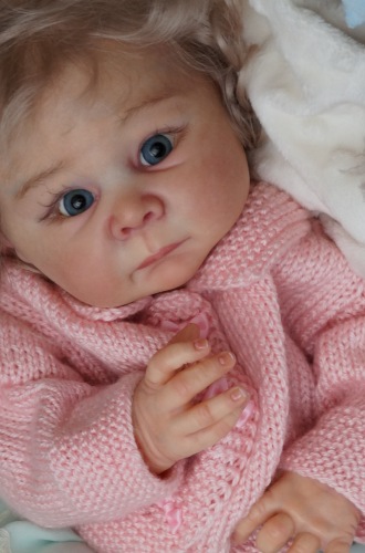 Лизонька. Маленькая шалунья. Кукла реборн Наталии Коноваловой