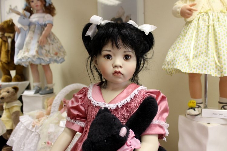 Пасхальная встреча в магазине кукол Хильдегард Гюнзел. Новая коллекция из резин 2017. Азиаточка Tian Yu