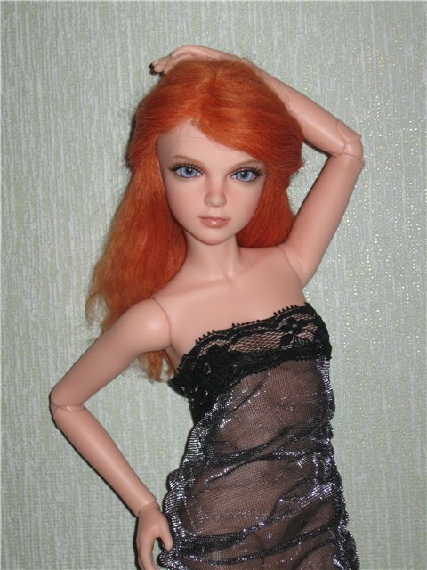 Золотые ручки 2. Паричок для куклы БЖД Iplehouse JID Leona (фото 10)