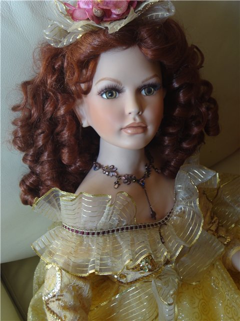 Ты провинилась...красотою! А это редкое богатство! Фарфоровая кукла Donna Rubert - София