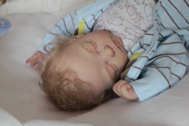 Мальчик одуванчик... Куколка реборн Вишни Виктории