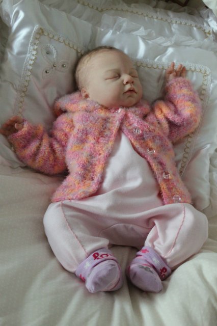 Весенний цветочек... Куколка реборн Виктории Вишни