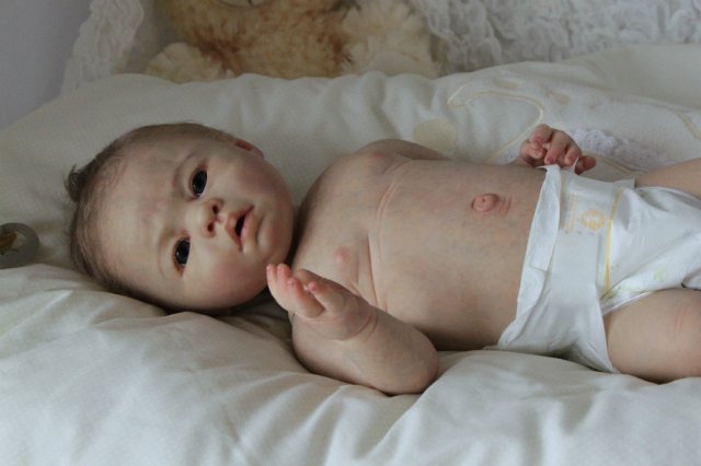 Мальчик - Медвежонок... Куколка реборн Виктории Вишни