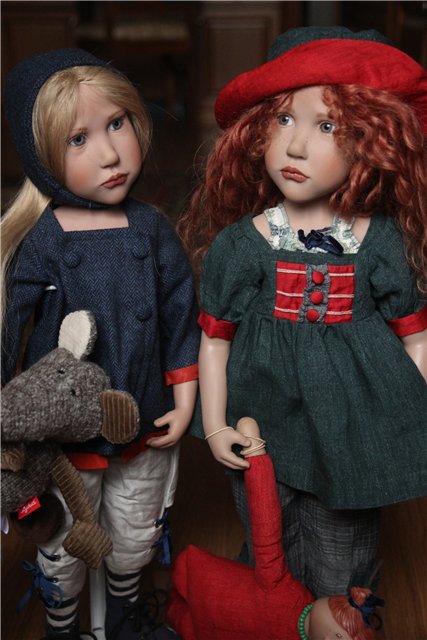 Zara и Luna. Сестрички по молду из коллекции 2005. Zwergnase