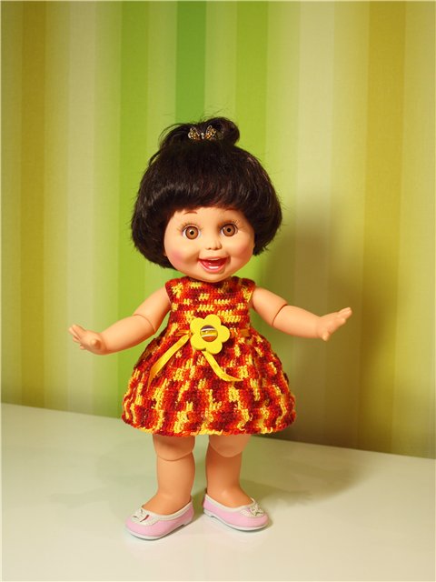 Мои модельки Фейсинки, Galoob Baby Face doll (фото 6)