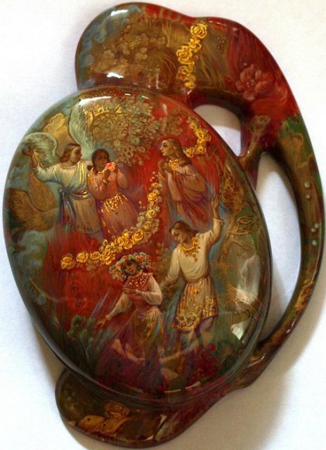 Усмотри тропинку в сказку или Здесь русский дух, здесь Русью пахнет. Федоскинская лаковая миниатюра