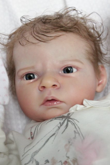 Сама мисс серьезность, кукла реборн Беспаловои Жанны